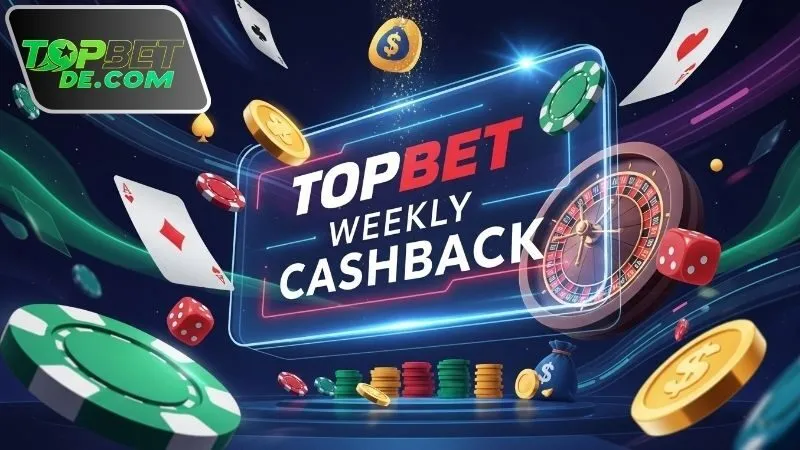 Cách nhận ưu đãi Topbet hoàn tiền hàng tuần