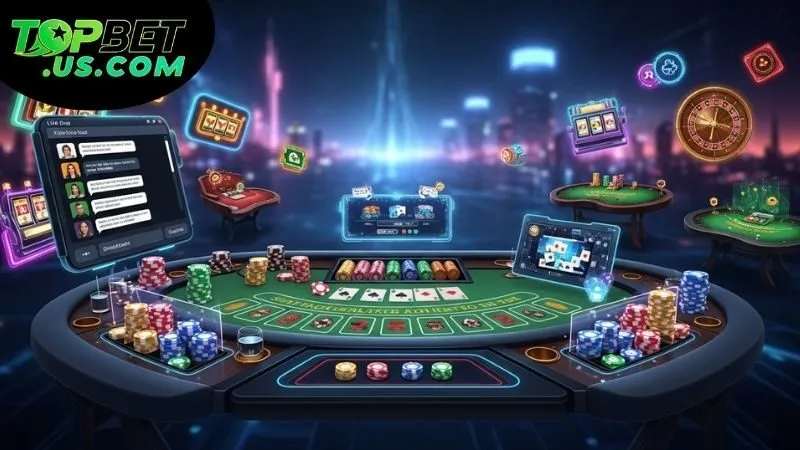 Trò chơi casino Topbet đa dạng và hấp dẫn